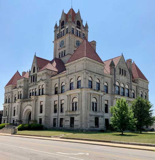 Rush County Indiana Courthouse